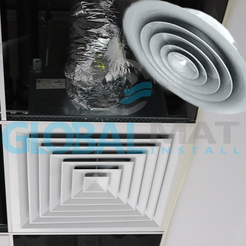 Rectangular and circular anemostats - Anemostats, Grills and Valves - Global Mat Install