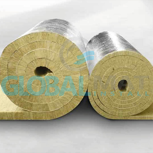 Mineral wool caked with aluminum foil - Thermal Insulation - Global Mat Install
